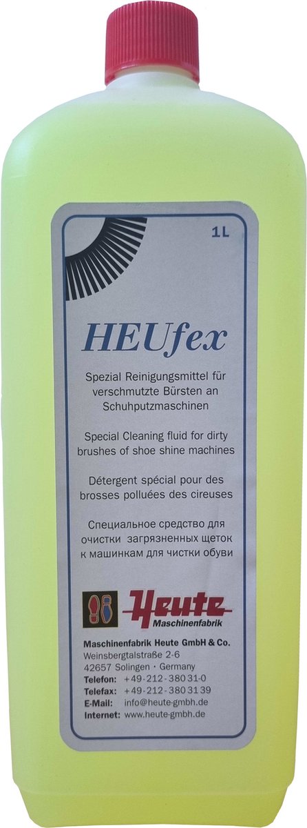 Heute HEUfex - Speciaal schoonmaakmiddel - Schoenpoetsmachines