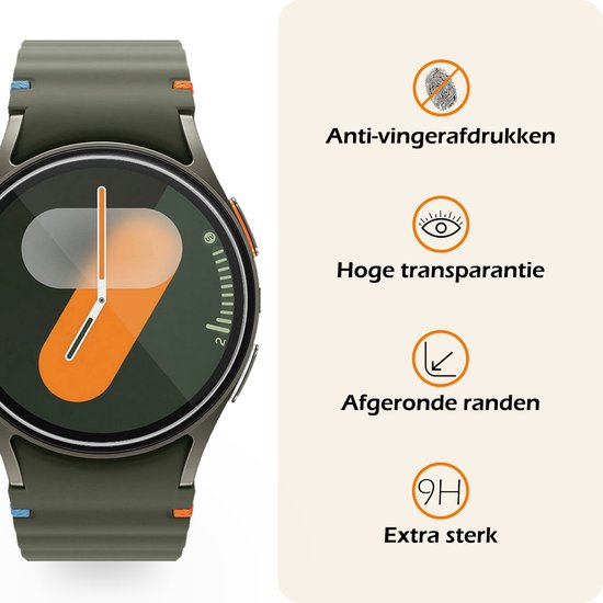Anti-vingerafdrukken. Hoge transparantie. Afgeronde randen. Extra sterk (9H).