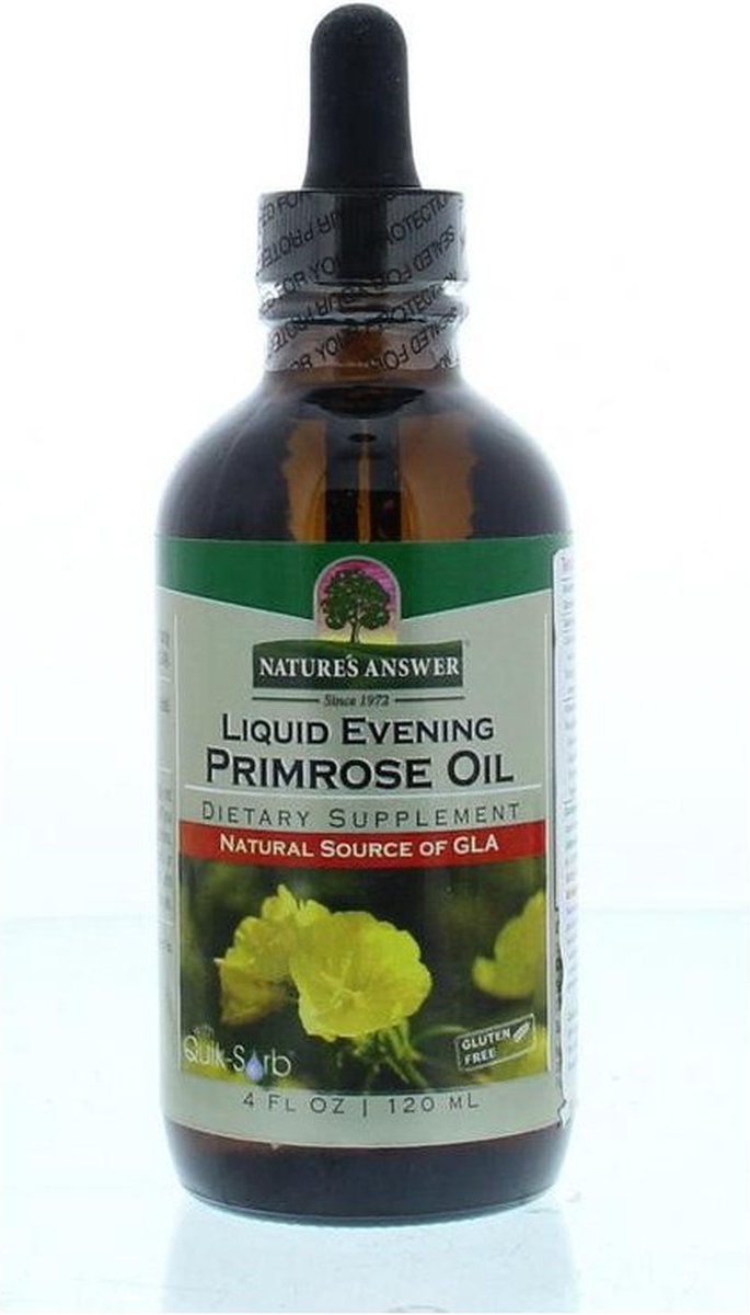 Natures Answer Vloeibaar teunisbloemolie 10% GLA 120 Milliliter
