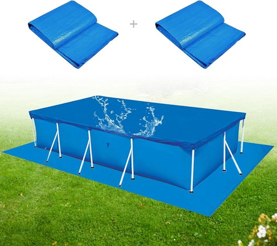 3 m ronde zwembadfolie pad voor bovengronds zwembad, gorilla-pad voor
