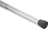 Levivo Tringle de douche - Tringle à rideau - Ajustable - Sans Embouts - 105 x 180 cm - Chrome