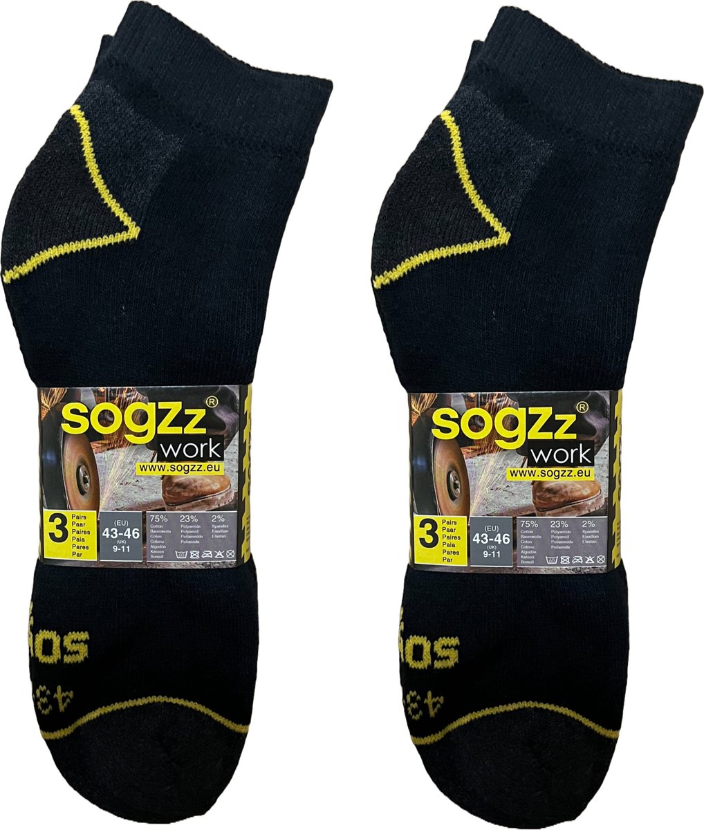 Werksokken Sneaker Model 6-Pack Maat 43/46