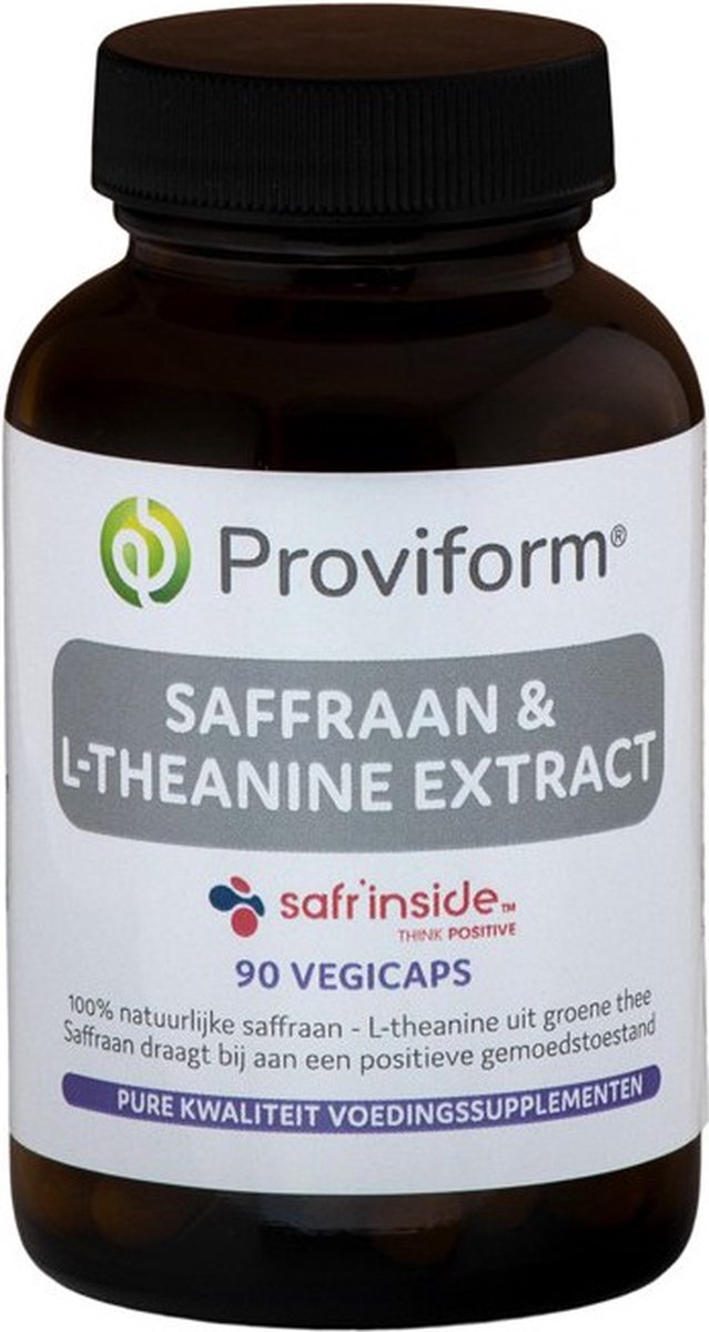 Goedkoopste Proviform Saffraan 30 mg active & theanine 100 mg 90 vcaps