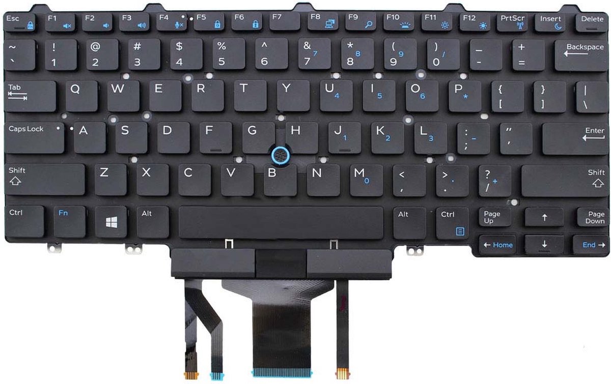 Notebook keyboard for Dell Latitude E5450 E5470 E7450 Backlit without Frame