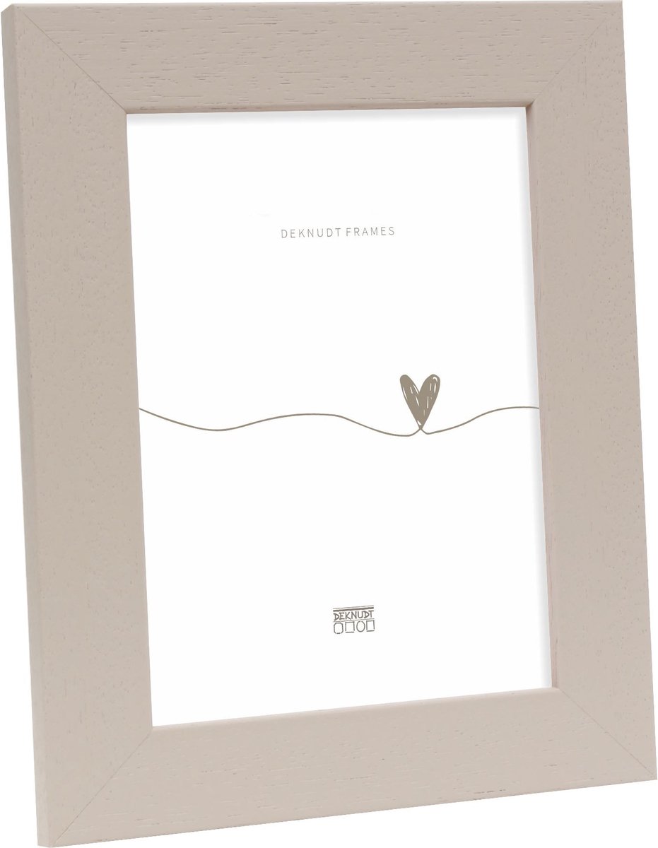 Deknudt Frames fotolijst S226K9 - taupe hout - breed - 21x29,7 cm