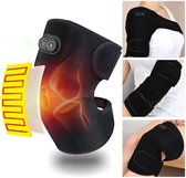 Bol.com Elektrische Kniemassage - Verwarmde Schoudermassage - Verwarmde Knie Massage - Ondersteuning - Verstelbare Led Verwarmin... aanbieding