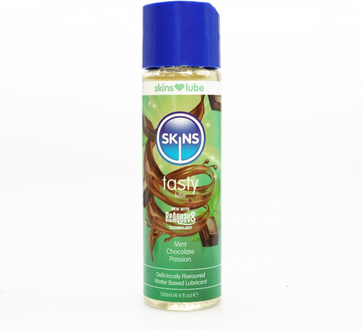 Goedkoopste Skins - Mint Chocolate - Glijmiddel met Smaakje - Waterbasis - 130 ml
