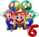 Super Mario ballon set - 60x44cm - Folie Ballon - Super Mario - Luigi - Game - Gaming - Playstation - Xbox- Themafeest - 6 jaar - Verjaardag - Ballonnen - Versiering - Helium ballon