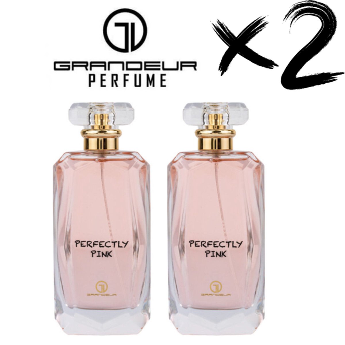 Goedkoopste GRANDEUR Perfume PERFECTLY PINK, 2 x 100ml