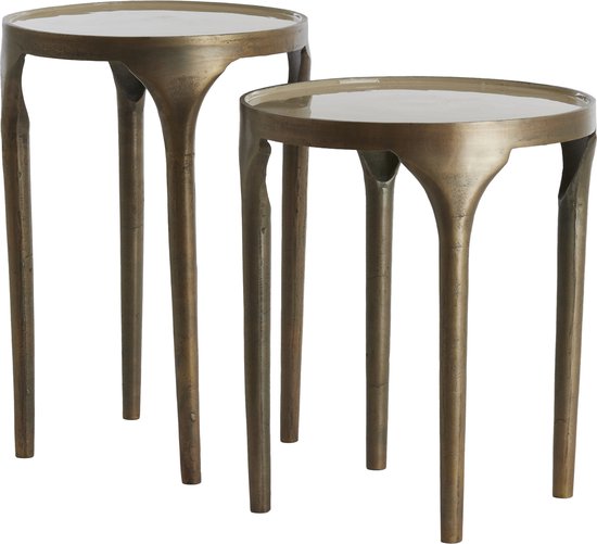 Light & Living - Bijzettafel LIENZ - 67x49x41cm - Brons - Light