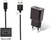 OneOne 2A lader + 3,0m Micro USB kabel. Oplader adapter en oplaadkabel past op o.a. BOOX (ONYX) eReader Poke 2 / 2 Color, Darwin 3 / 5 / 6 / 7, Livingstone 1, Monte Cristo, Robinson Crusoe 2, Caesar 3, Vasco da Gama 3