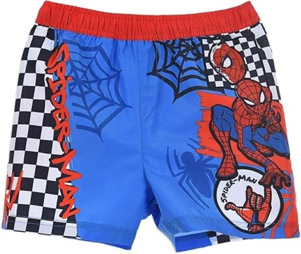Spiderman zwembroek - blauw - Spider-Man zwemshort boxershort - maat 98