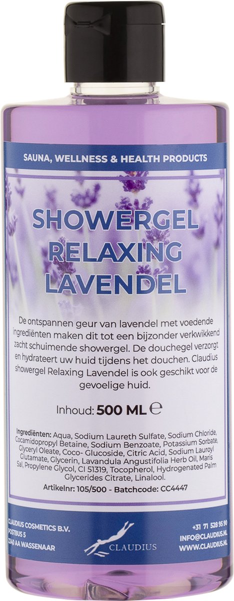 Goedkoopste Douchegel Relaxing Lavendel 500 ml - met klepdop - Showergel