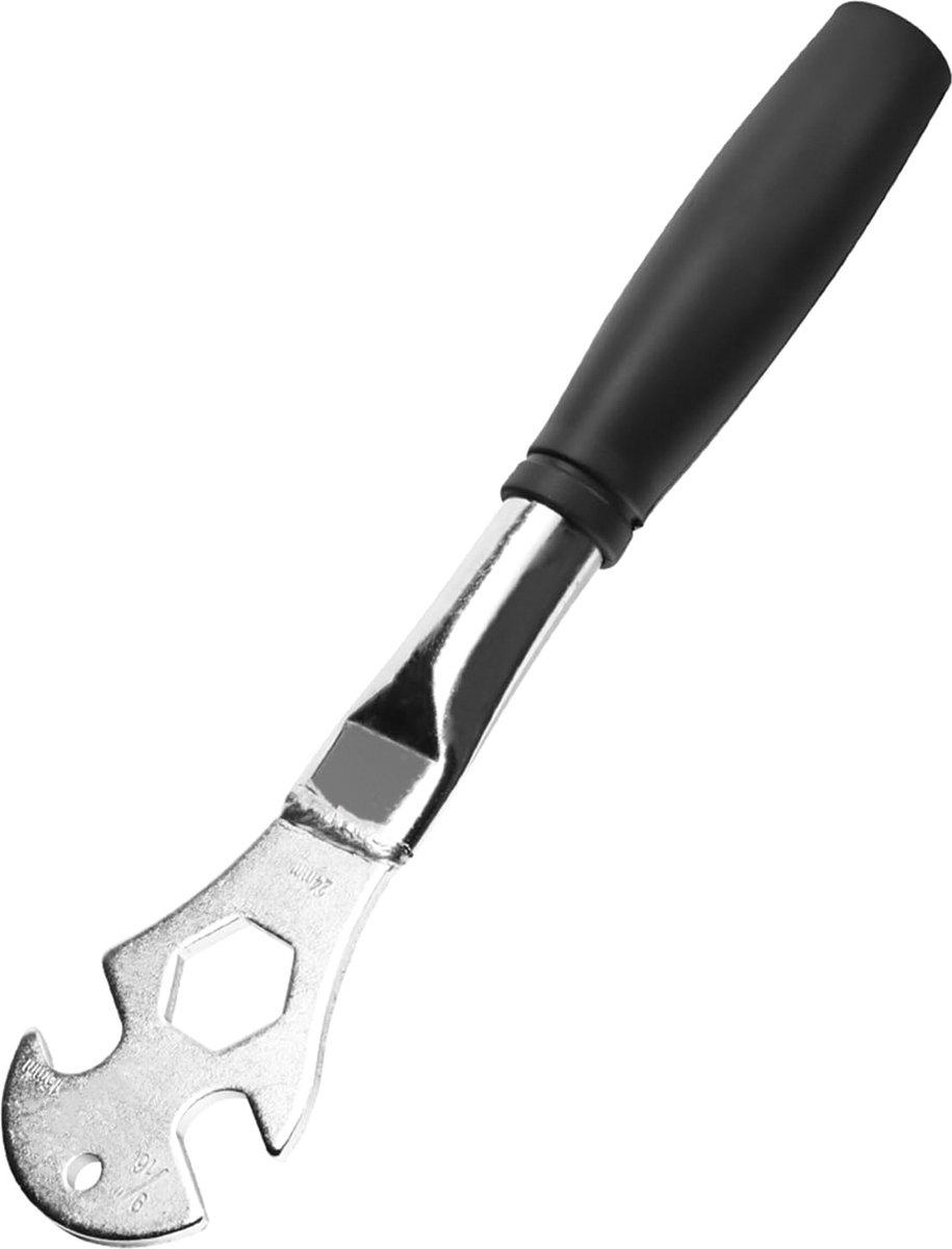 Pedaalsleutel - Fiets Gereedschap - Fietspedaalsleutel - koolstofstaal - 28 cm - 24MM Inbussleutel - 15 mm Dubbelzijdige sleutel - Voor Fietspedalen Vervangen