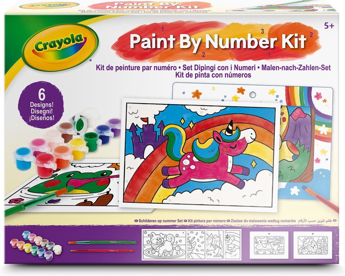 Crayola - Hobbypakket - Schilderen op Nummer - Knutselset Voor Kinderen — afbeelding 2