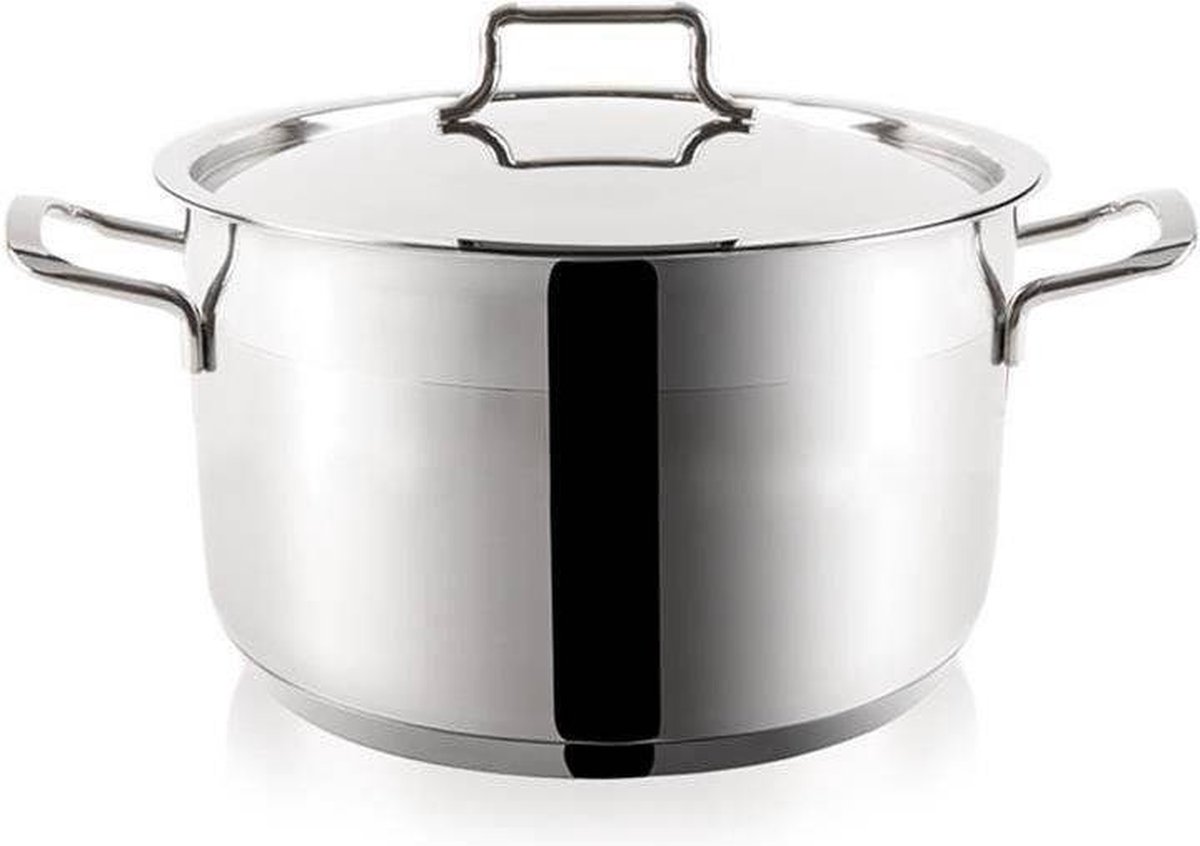 Kookpan Edelstaal met Deksel ANETT 18 cm, 2,3 l - Kookpot - Soeppan