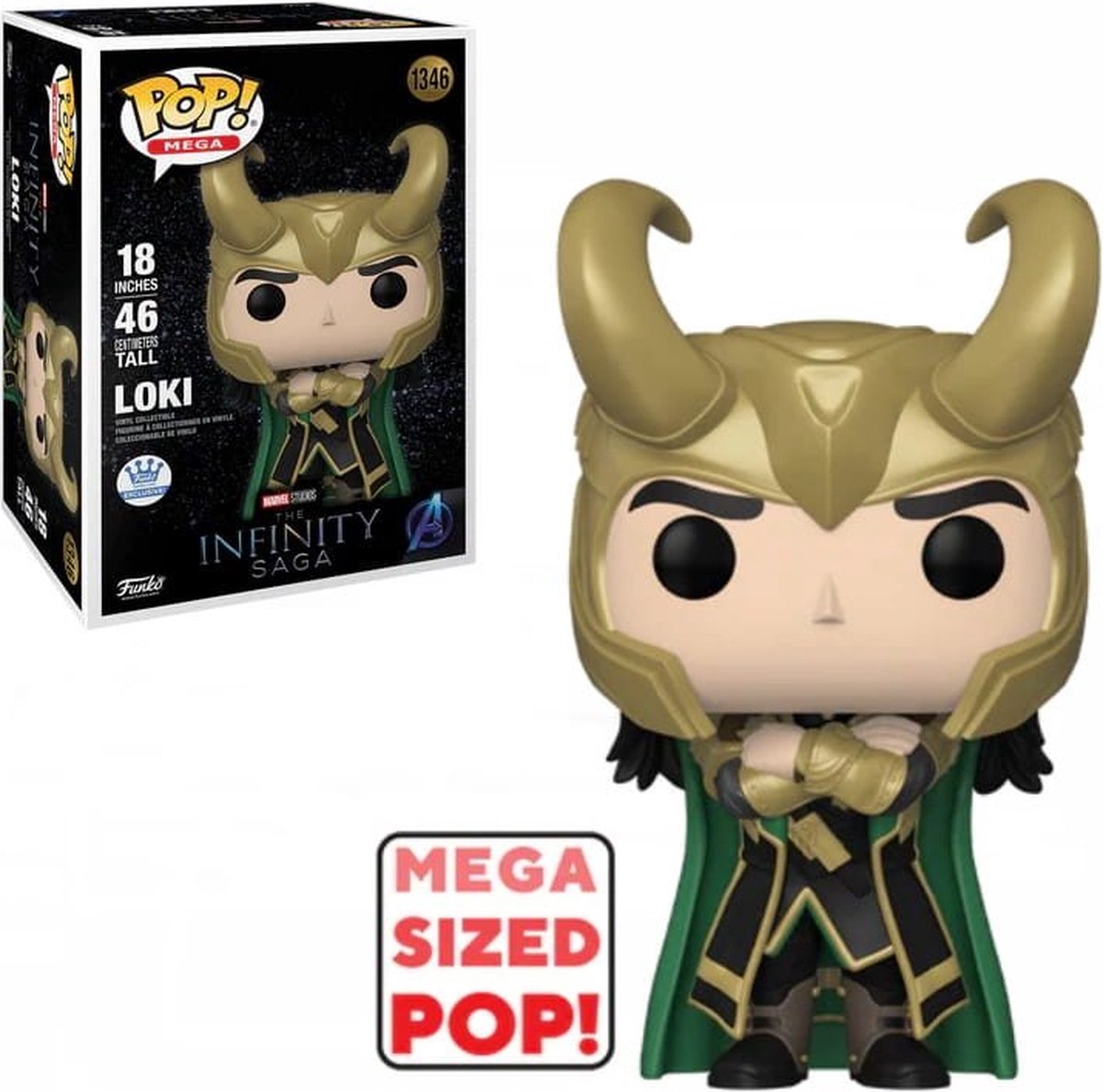 Funko Pop! Marvel: Mega (18inch) Loki [Exclusive] #1346 | bol
