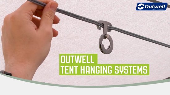 Outwell Kampeerhaken - Ophanghaken - 3 stuks - Multifunctionele haken - Kamperen - Tentinrichting - Tent touw - 2,5 meter — afbeelding 2