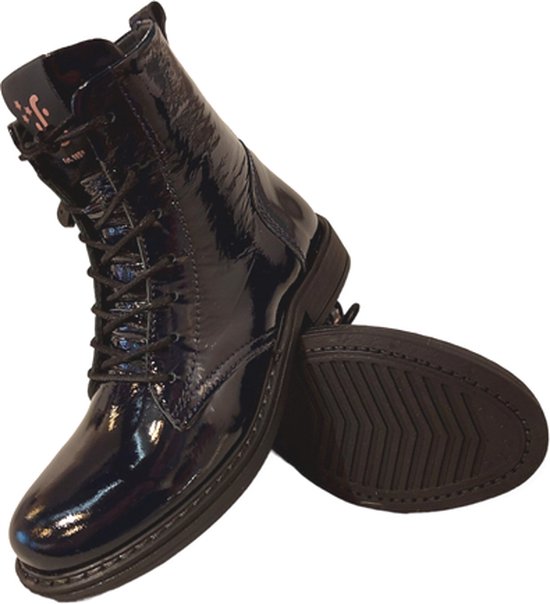 Jochie Freaks Lace Boot Briana JF-23368 Bleu Foncé