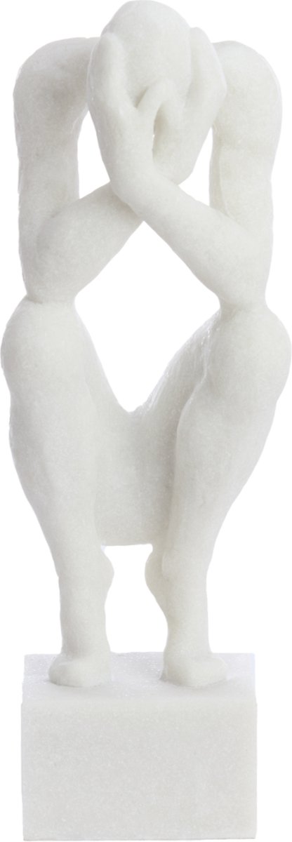 Ornament LOVINAC - 16x19x47cm - Wit
