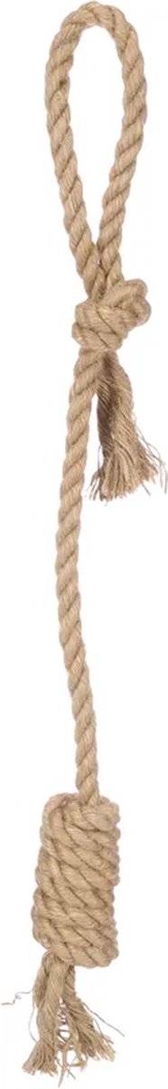 Flamingo - Hondenspeelgoed - Trektouw Met 2 Knopen 52CM