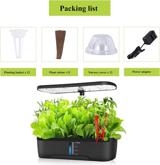 Hydrocultuur Planting Zaailing Kit - Voor Groenten Fruit Sla