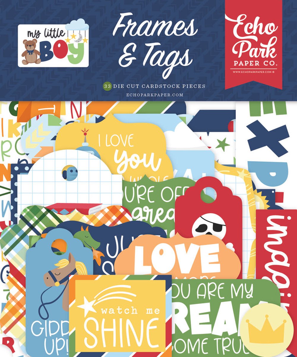 Echo Park - My Little Boy Frames & Tags (MLB357025)