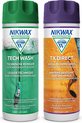 Nikwax Tech Wash & TX Direct voordeel set- impregneermiddel - wasmiddel - 2pack  - 300 ml