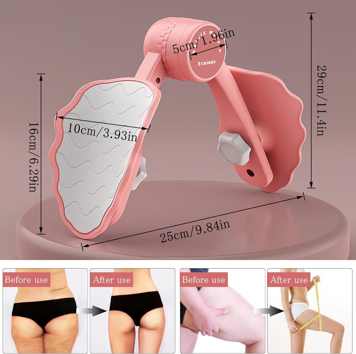 Floor Trainer voor dames en heren (verstelbaar - hoek en kracht), Bekkenbodemtrainer, Multifunctionele beentrainer voor thuis