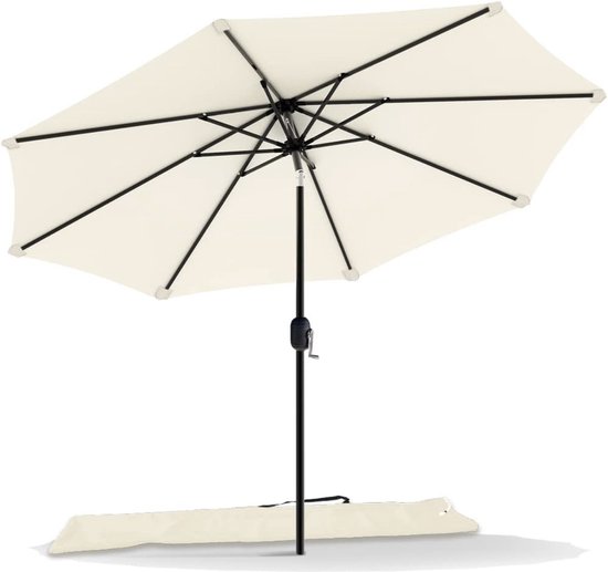 Parasol Octogonal 3m de Grosfillex. Catálogo Mobiliario Parasoles y bases paras