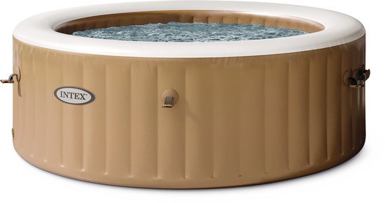 Intex PureSpa Sahara Tan Round Bubble Massage