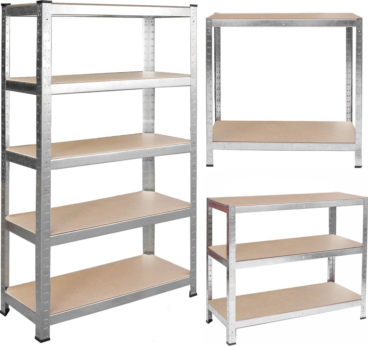 Metalen magazijnplank 150 x 75 x 30 cm Humberg 4840