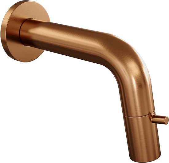 Foto: Brauer copper edition fonteinkraan inbouw uitloop 14cm pvd geborsteld koper