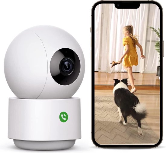 Huisdiercamera - Hondencamera - 2-Weg Audio - WiFi - Beweeg Huisdiercamera - Hondencamera - 2-Weg Audio - WiFi - Beweeg