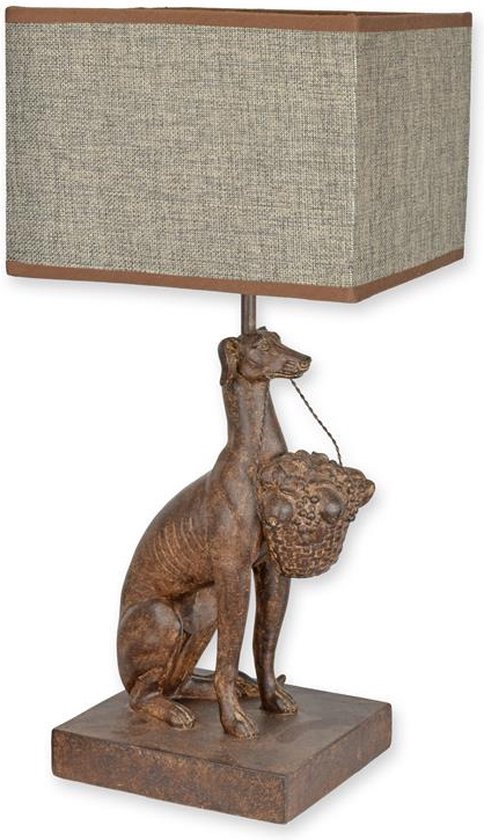 UNE LAMPE WHIPPET EN RÉSINE