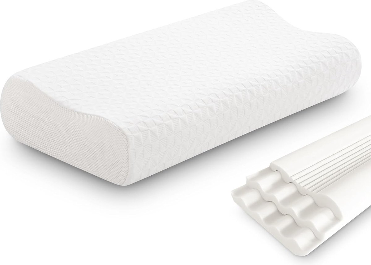 Solacis Hoofdkussen Nekklachten - Hoofdkussen - Hoofdkussen Nekpijn - Hoofdkussen Neksteun - Must have voor het slapen!