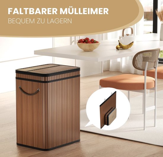 Cosmetica-Emmer, 3 Liter, Vuilnisemmer Badkamer, Kleine Afvalemmer Met Deksel Softclose