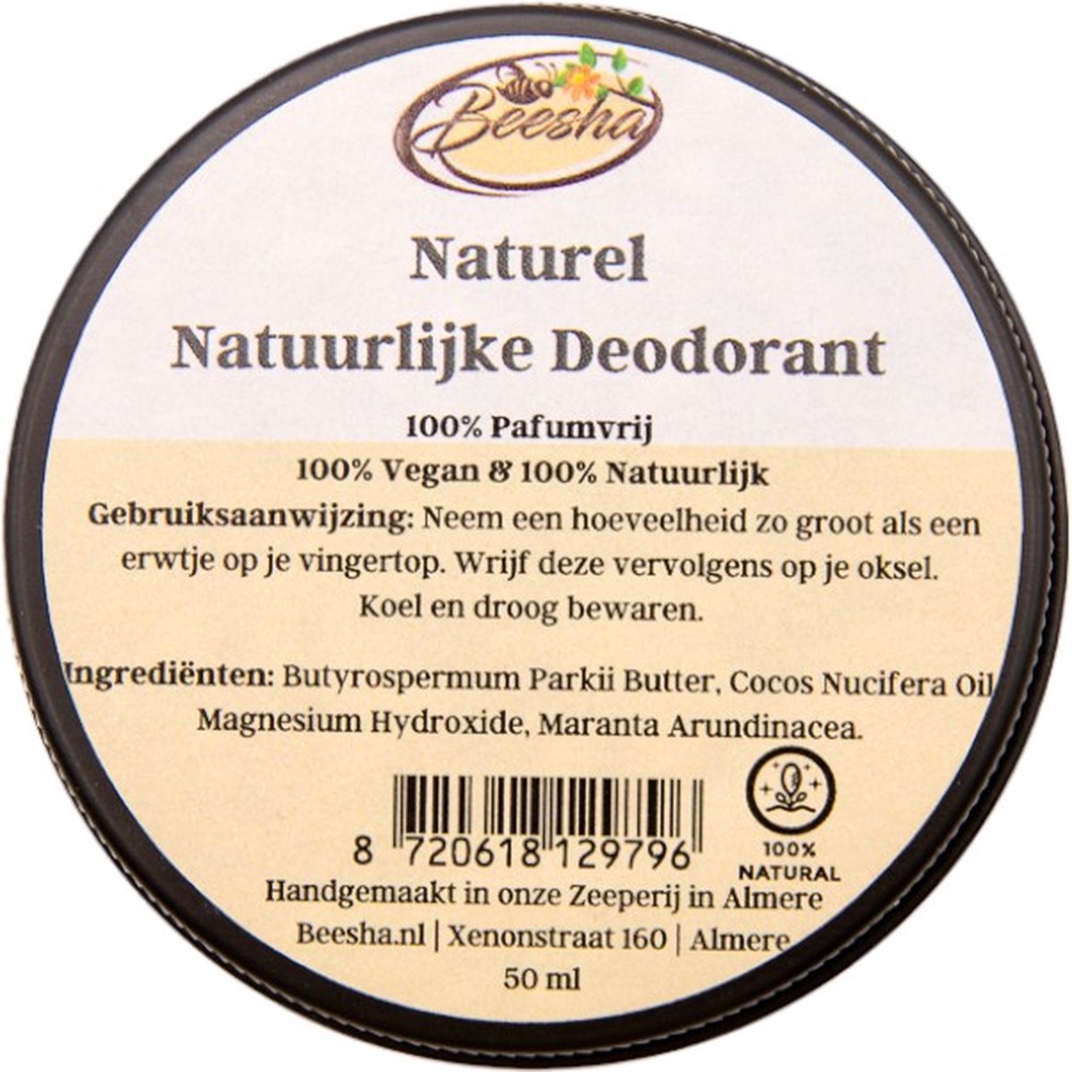 Goedkoopste Beesha Natuurlijke Deodorant Naturel