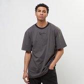 Karl Kani KK Small Signature Metaverse Block Tee anthracite black Maat M bol