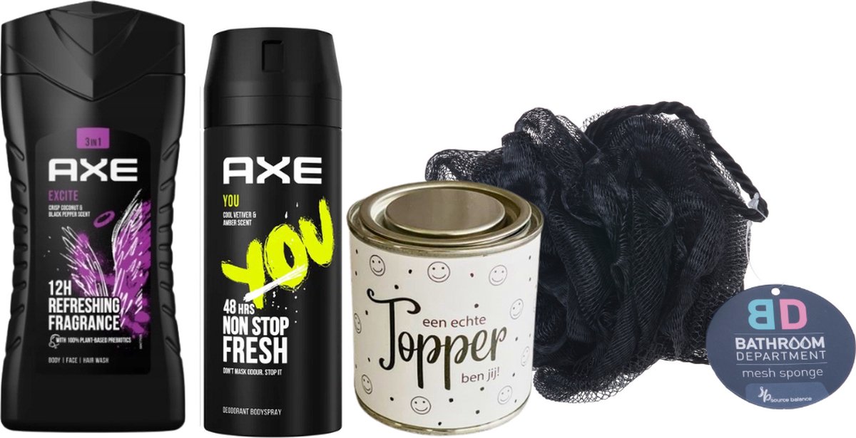 Goedkoopste Axe Cadeauset Excite Topper
