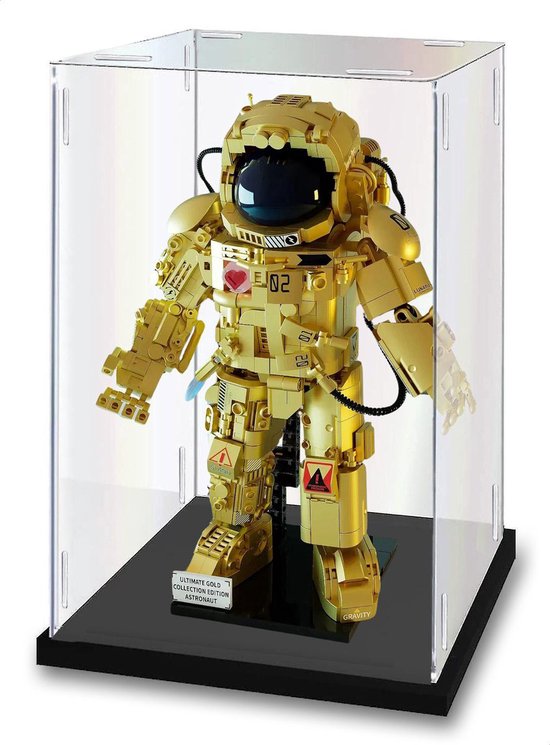 Foto: Zhe gao limited icons edition astronaut city star ruimtevaarder technisch display box artemis space wars expert classic creator stem ideas speelgoed technic ruimte robot bouwpakket 990 bouwstenen compatibel met mould king of lego stenen 