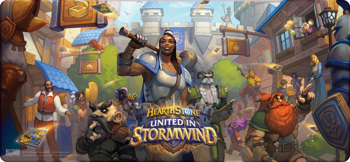 Hearthstone - Gaming Muismat XL - United in Stormwind