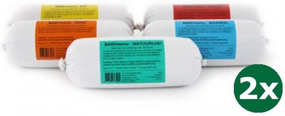 2x10x500 gr Barfmenu compleet hondenvoer