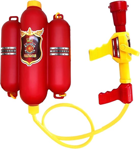 Pistolet à Eau Sac à Dos Dinosaure 1200ml EQARD - Portée 8m Jouet Été Extérieur
