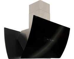 Kaiser eiland Afzuigkap AI 9415 Eco, Afzuigkap 90cm zwart glas roestvrij staal 1250m³/h