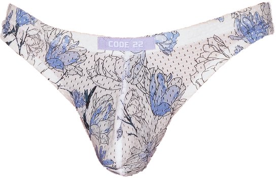 CODE 22 Sport Mesh Bay String Blue Poudre TAILLE XXL Sous vetements Homme String. bol