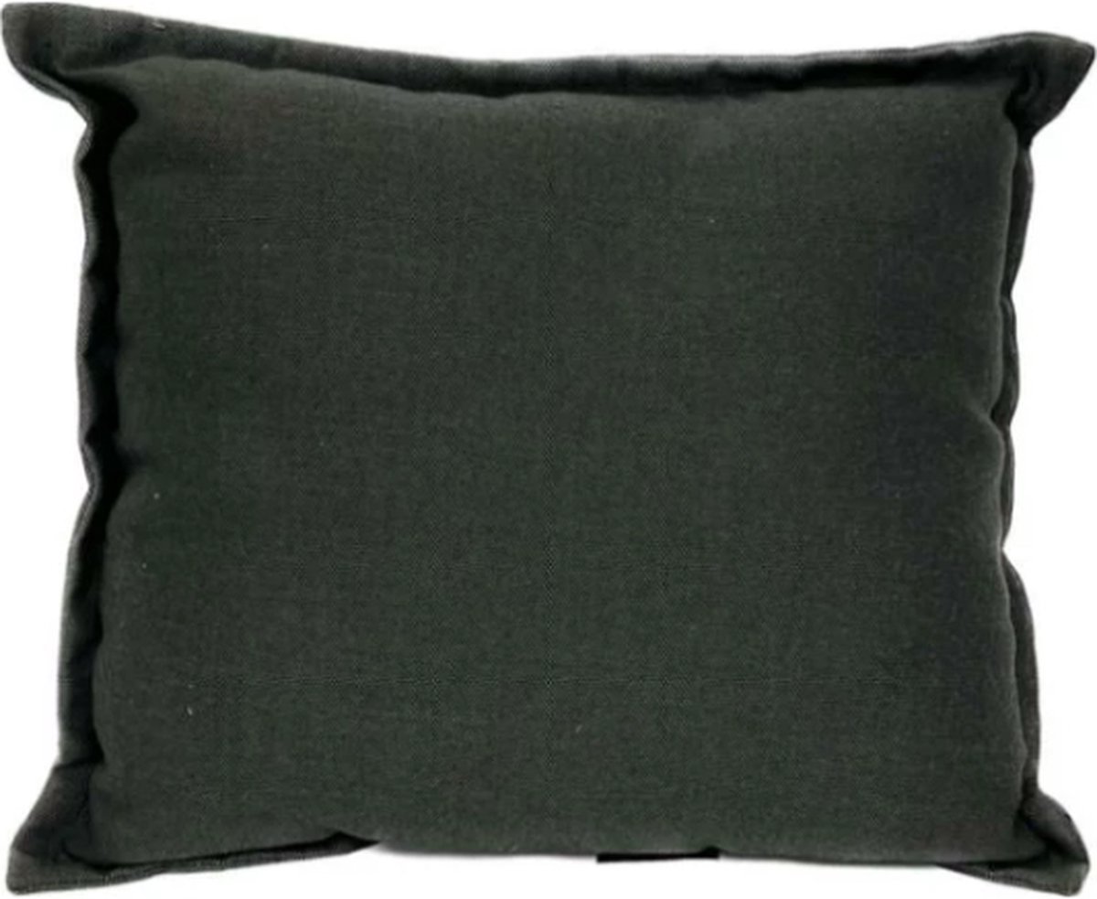 Madison sierkussen 50x45 cm Panama rib grey Grijs