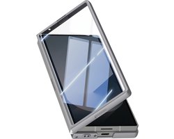 Avizar coque film Geschikt voor Samsung Galaxy Z Fold 6 Kaarthouder + Gehard Glas Buiten, Grijs