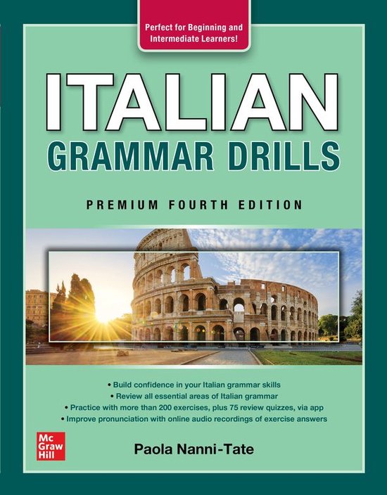 Italian Grammar Drills, Premium Fourth Edition - cover
