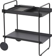 Bol.com Zone A-Cocktail Trolley Cocktail trolley 606 x 405 x 664 cm Black aanbieding